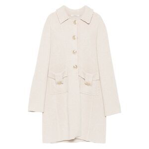 Charlott Neutrals Coats - Single Breasted Coats Women